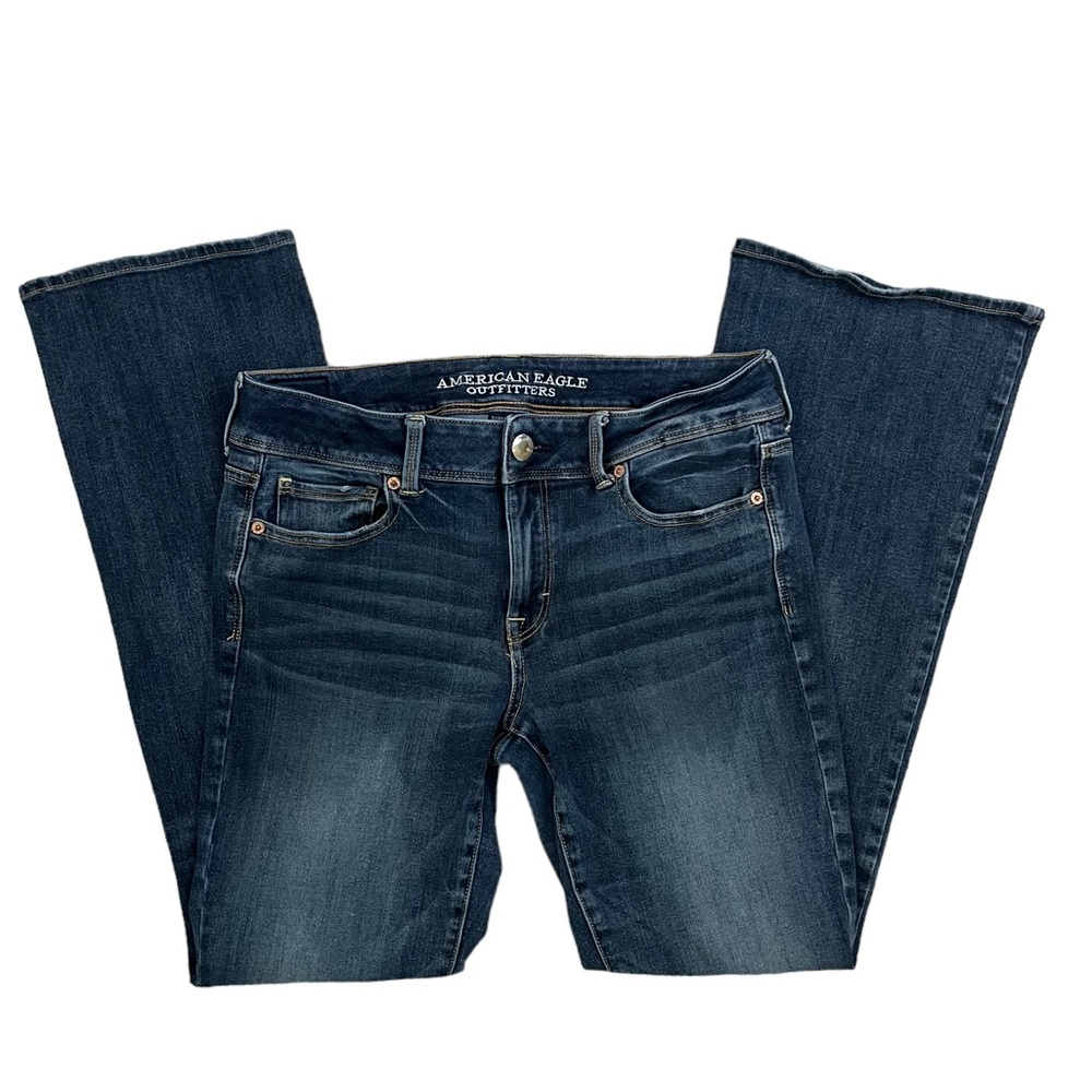 American Eagle Super Stretch Kick Boot Jeans Size 10 Regular